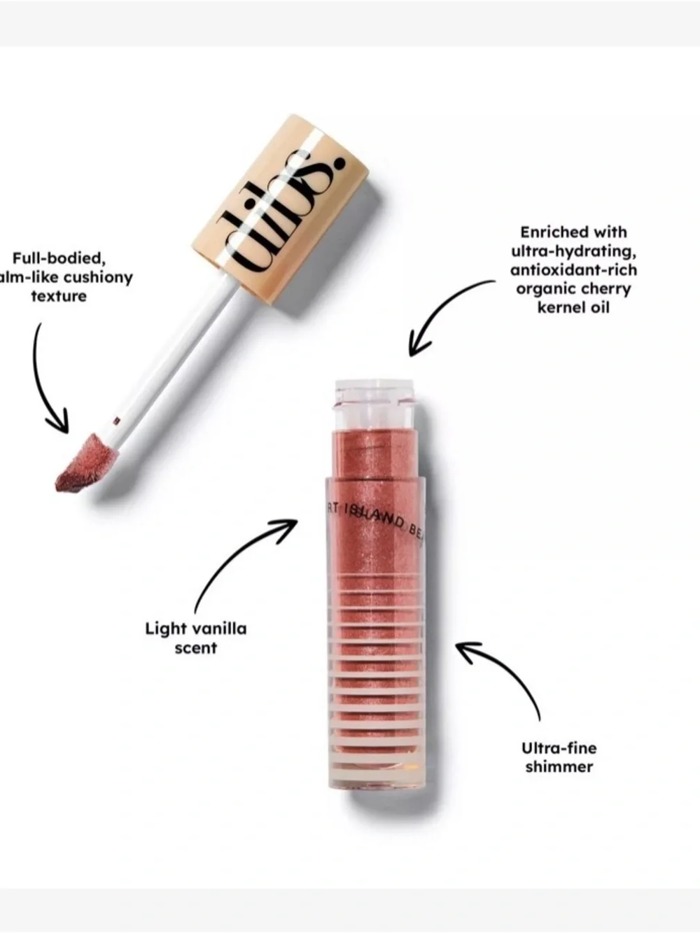Dibs MIMS Lip Gloss - Rose Copper Shine